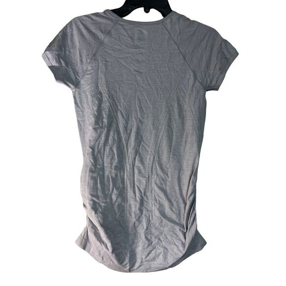Athleta speed light grey athletic tshirt size medium - Picture 3 of 4